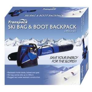  Transpack Ski and Boot bag Combo   Carries Skis up to 