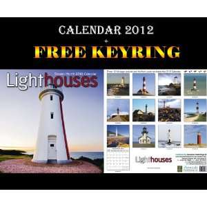  Lighthouses Calendar 2012 + Free Keyring AVONSIDE Books