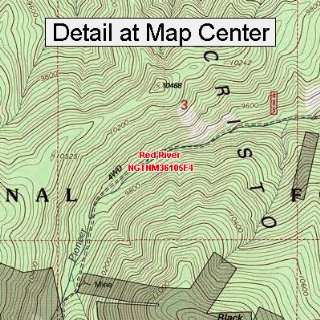  USGS Topographic Quadrangle Map   Red River, New Mexico 