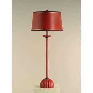  Currey & Company 6458 Seraphin Table Lamps in Red/Black 