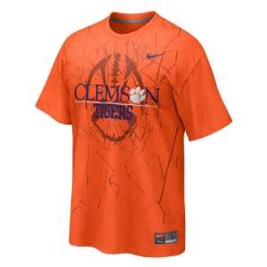   Orange Nike 2011 Official Football Practice T Shirt
