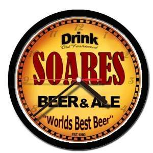  SOARES beer and ale cerveza wall clock 