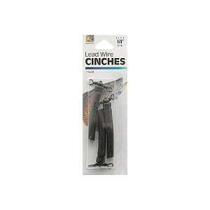  LEAD CINCHES 1/4^ BLK 3PK