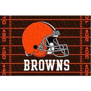  Cleveland Browns NFL Tufted Rug (59x39) Sports 