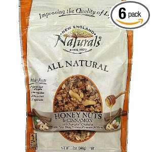 NEW ENGLAND NATURALS Honey Nuts and Cinnamon Granola, 12 Ounce Pouches 