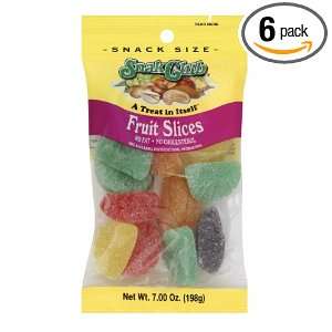 Snak Club Fruit Slices, 7 Ounce Bags, (Pack of 6)  Grocery 