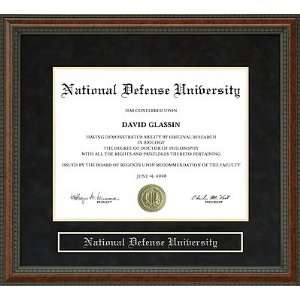  National Defense University (NDU) Diploma Frame Sports 