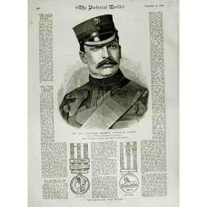  1882 LIEUT COL BALFOUR GRENADIER GUARDS EGYPITIAN MEDAL 