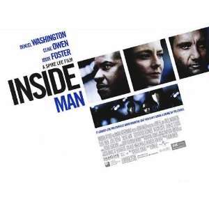  Inside Man   Original Movie Poster   12 x 16 Everything 