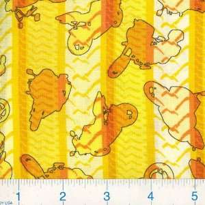   Shadow Stripe Yellow Fabric By The Yard Arts, Crafts & Sewing
