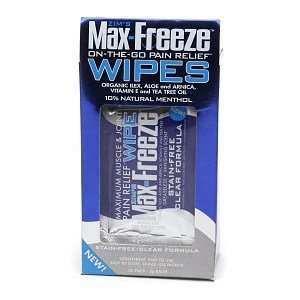  Max Freeze On The Go Pain Relief Wipes, 10 ea Health 