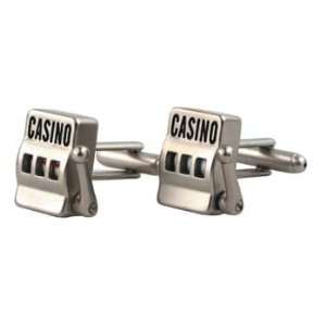 Slot Machine Cuff Links With Moving Parts   Lever Spins Wheels Arts 