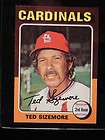 1975 TOPPS BASEBALL Ted Sizemore #404 Cardinals NRMT A2