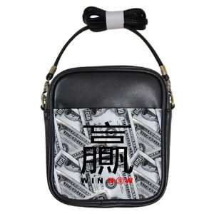  Chinese Win Money Victory Girl Sling Bag 