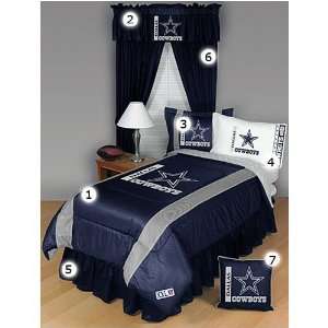  Dallas Cowboys Queen Size Sideline Bedroom Set