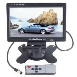  7 inch TFT Color LCD Car Rear View Camera Monitor Support 