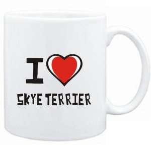  Mug White I love Skye Terrier  Dogs