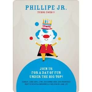  Juggling Clown Birthday Party Invitations Health 