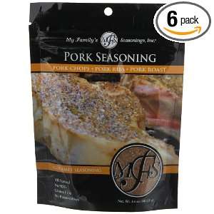 My Familys Seasonings, Inc. Pork Seasoning, 3.6 Ounce Pouches (Pack 