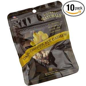 Mareblu Naturals Dark Chocolate Cashew Crunch, 1.25 Ounce Bags (Pack 