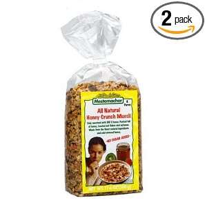 Mestemacher Natural Honey Crunch Muesli, 17.6 Ounce Bag (Pack of 2 