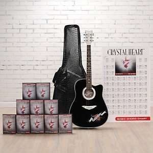  Esteban Crystal Heart Rock On Collector Series Acoustic 
