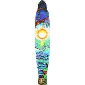  Palisades Moonlight Beach Longboard Skateboard Deck with 