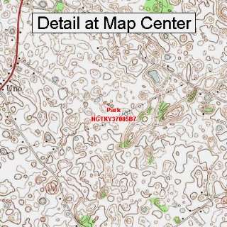 USGS Topographic Quadrangle Map   Park, Kentucky (Folded/Waterproof 