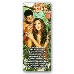 In The Garden of Eden   Poem by Shahidah by Katherine Roundtree 8x20 