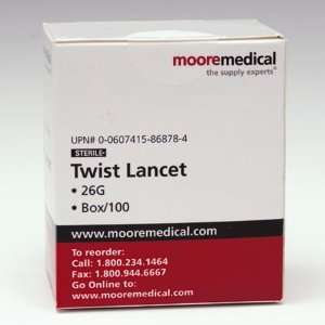  Moore Medical Twist Lancet   21G   Model 86880   Box of 