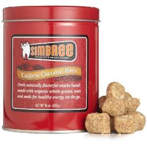 Simbree Cashew Coconut Bites, 96 Ounce Tin  Grocery 