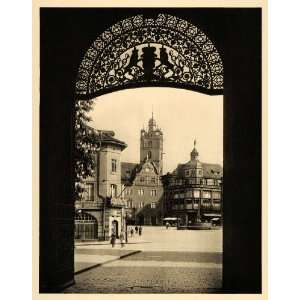  1934 Darmstadt Castle Entrance Germany Gate Deutschland 