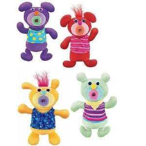  Sing a Ma Jig Set of 4 Deluxe Singing Plush Figures Purple, Red 