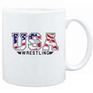  New  Usa Wrestling / Flag Clip   Army  Mug Sports