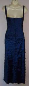   Woman Navy Blue Shutter Pleat Formal Gown dress & Jacket 22W 22  
