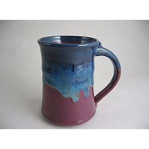  Handmade pottery oversize coffee mug   purple passion Clay 
