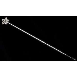  and Crystal Star Scepter or Wand for Princess Wedding, Pagent, Prom 