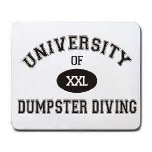  UNIVERSITY OF XXL DUMPSTER DIVING Mousepad Office 