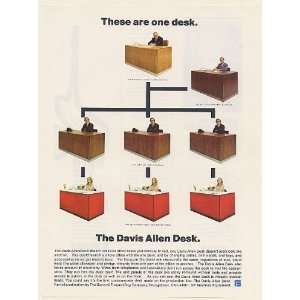   Co Davis Allen Desk Chairman VP Secretary Print Ad (53917) Home