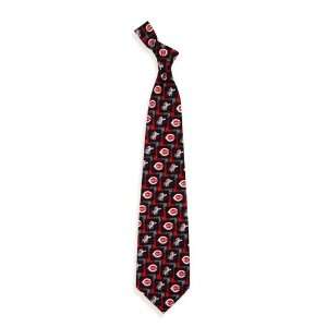   Reds MLB Pattern 2 Mens Tie (100% Silk)