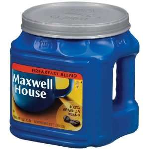  Maxwell House Coffee Breakfast Blend Ground Mild   6 Pack 
