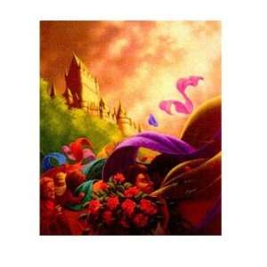  Foulard Magenta Poster Print