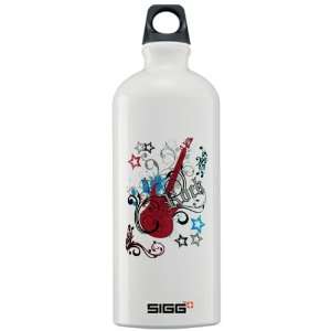  Sigg Water Bottle 1.0L Rock Guitar Music 