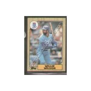  1987 Topps Regular #783 Willie Wilson, Kansas City Royals 