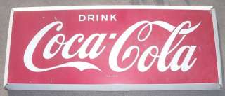 original old Coca Cola exterior soda store sign  