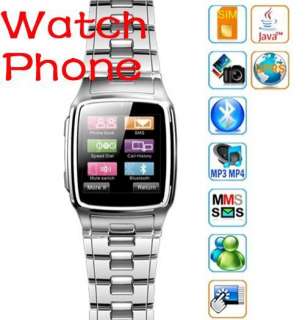 HD Touch Screen Unlocked Watch Mobile Cell phone Bluetooth Camera 