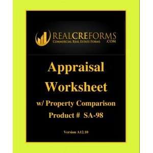  Appraisal Worksheet And Property Comparison Kitchen 