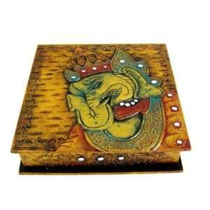 Lord Ganesh, Wood Decorative Box