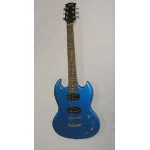    B Diablo Electric Metallic Blue Guitar Musical Instruments