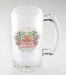 Frosted Glass Sports Beer Mug Groomsman Wedding Gift  